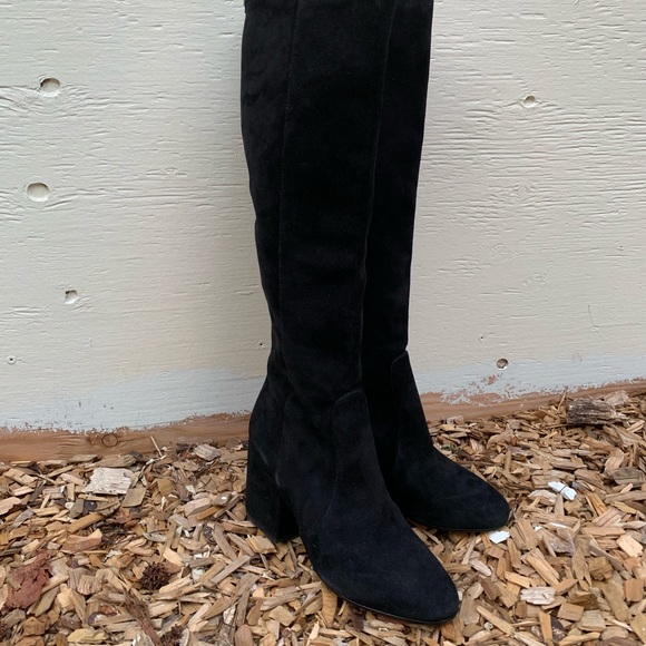 Sam Edelman black suede Thora knee high boots - Picture 6 of 6